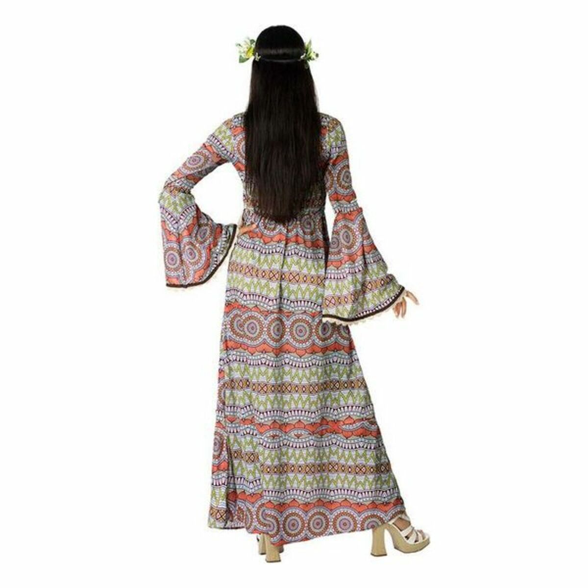 Maskeraddräkt vuxna Hippie Multicolour (1 antal) - 3