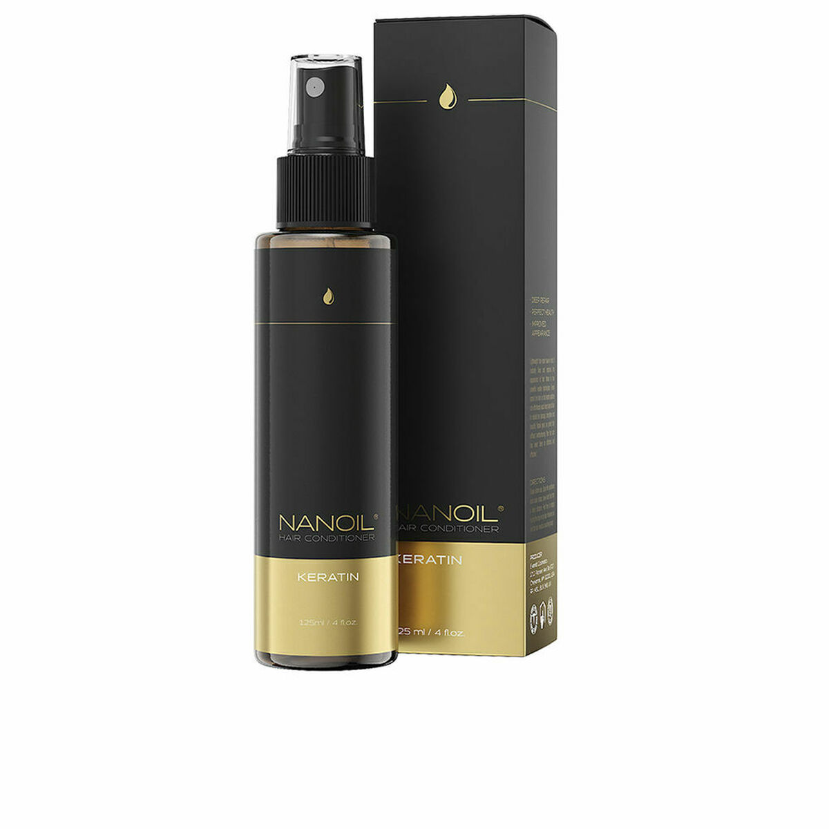 Bifasisk balsam Nanoil Hair Contitioner 125 ml Keratin