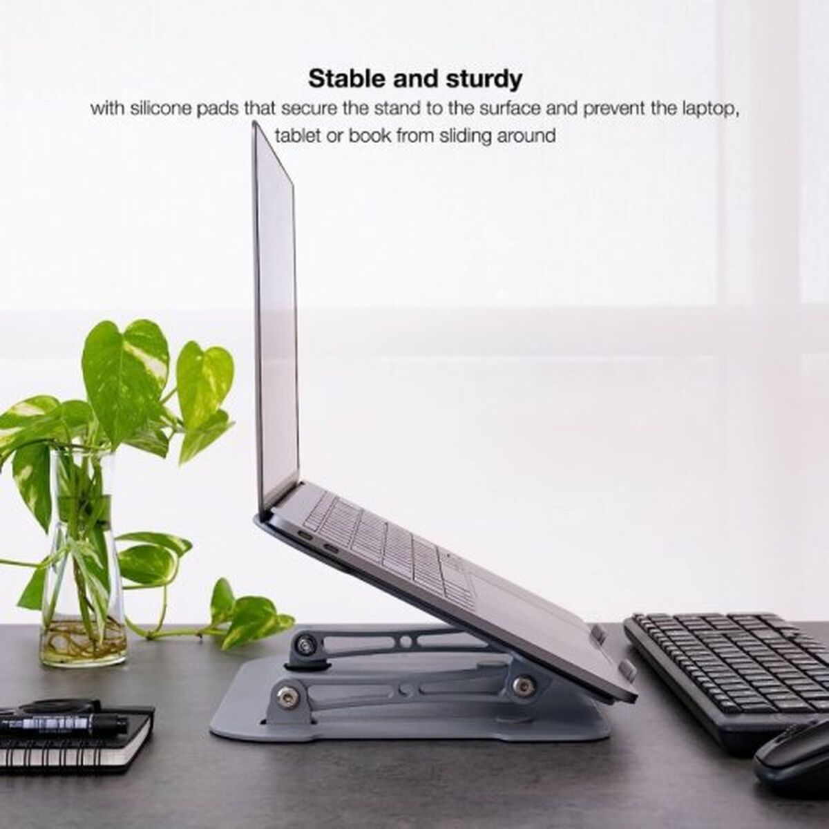 Laptopstöd TooQ TQLRS0012-AL-G Aluminium - 5