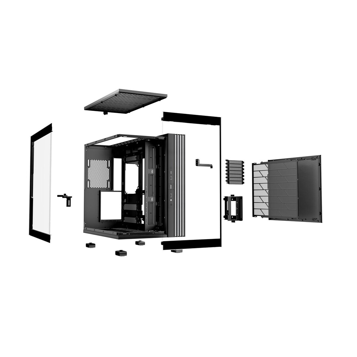 ATX Semitorn Be Quiet! BGW65 Svart Multicolour - 4