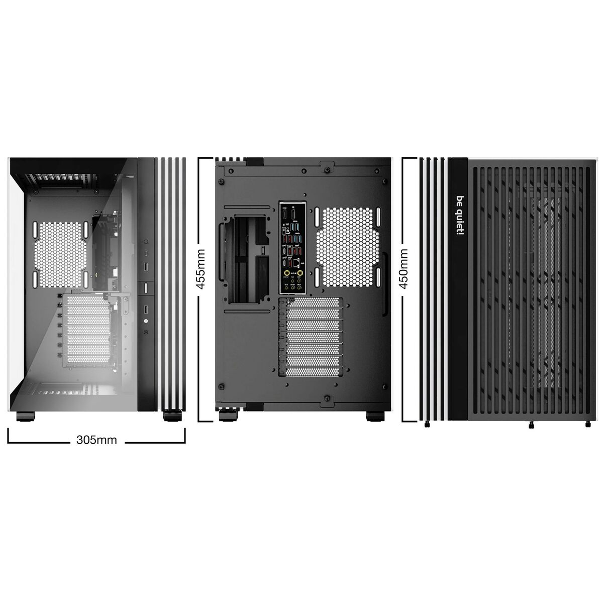 ATX Semitorn Be Quiet! BGW65 Svart Multicolour - 2