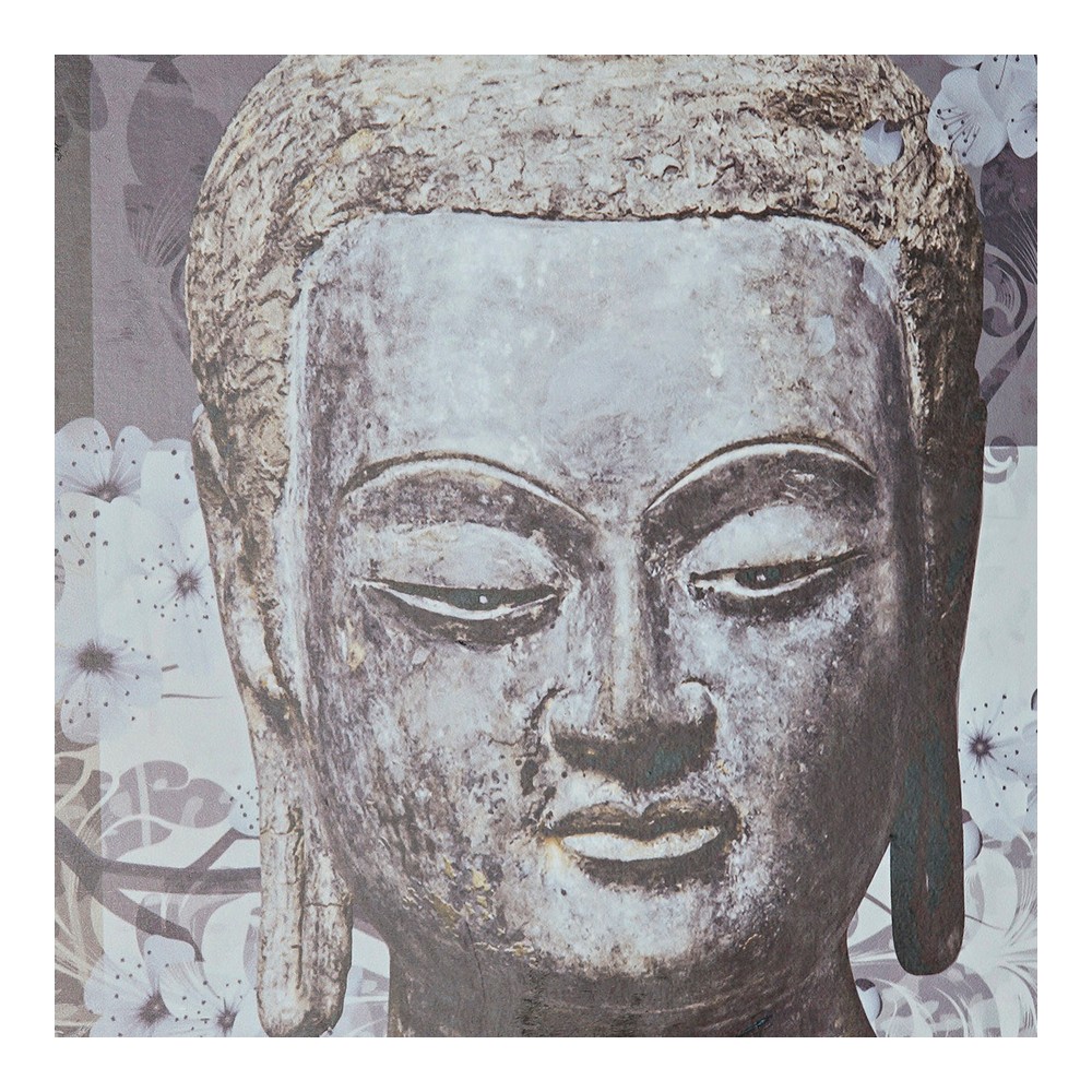 Dekorationslåda DKD Home Decor Grå Trä MDF Buddha Räknare (2 antal) - 4