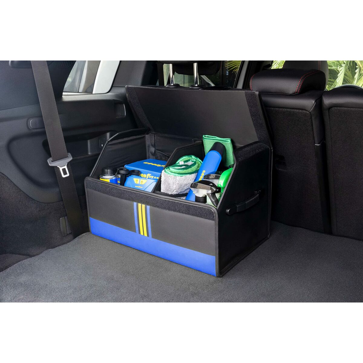 Förvaringsfickor för bagageutrymmet Goodyear GOD1009 Svart PVC 50 x 30 x 30 cm - 2
