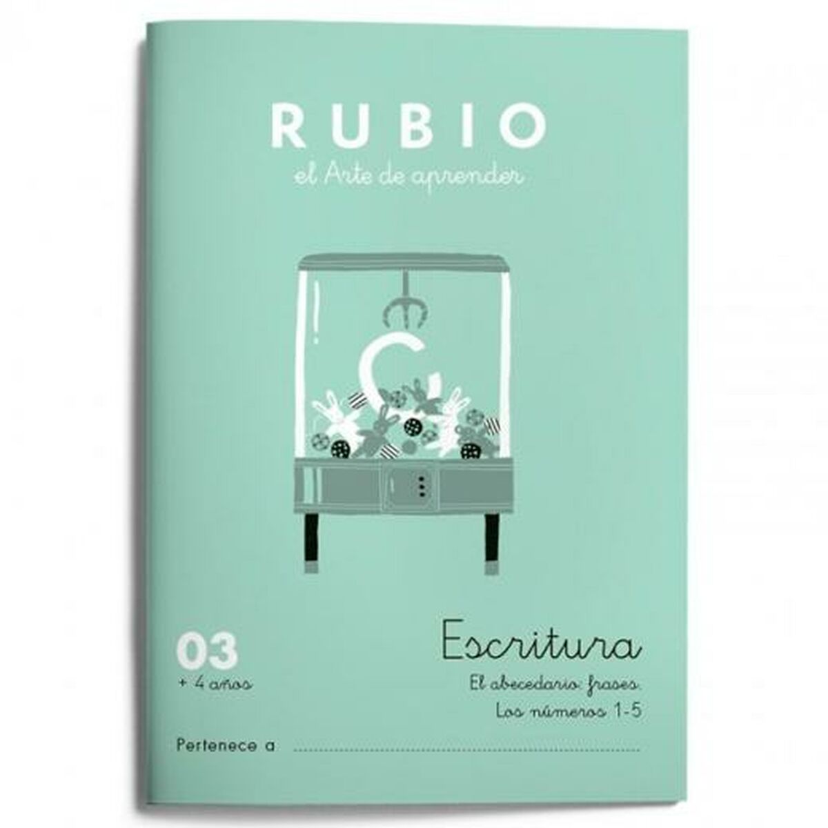 Writing and calligraphy notebook Rubio Nº03 A5 spanska 20 Blad (10 antal) - 2