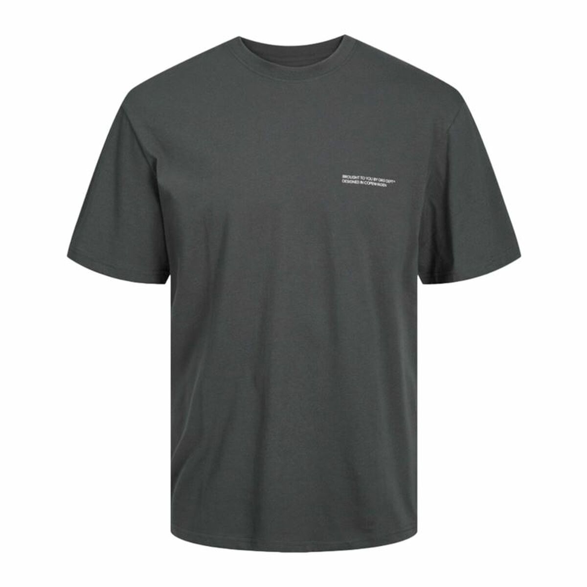 T-shirt med kortärm Herr Jack & Jones Jorvesterbro Mörkgrå