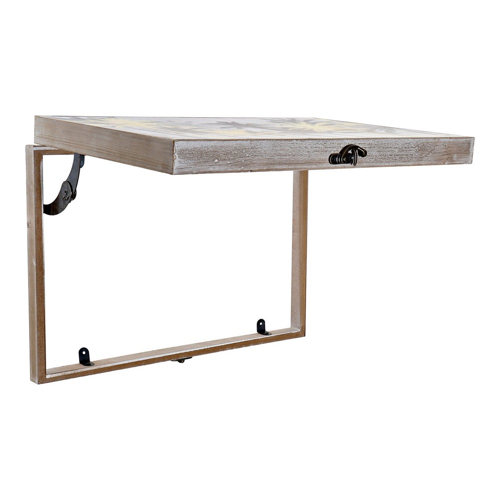 Dekorationslåda DKD Home Decor Svart Gyllene Trä MDF Palmer Tropiskt Räknare (2 antal) - 2