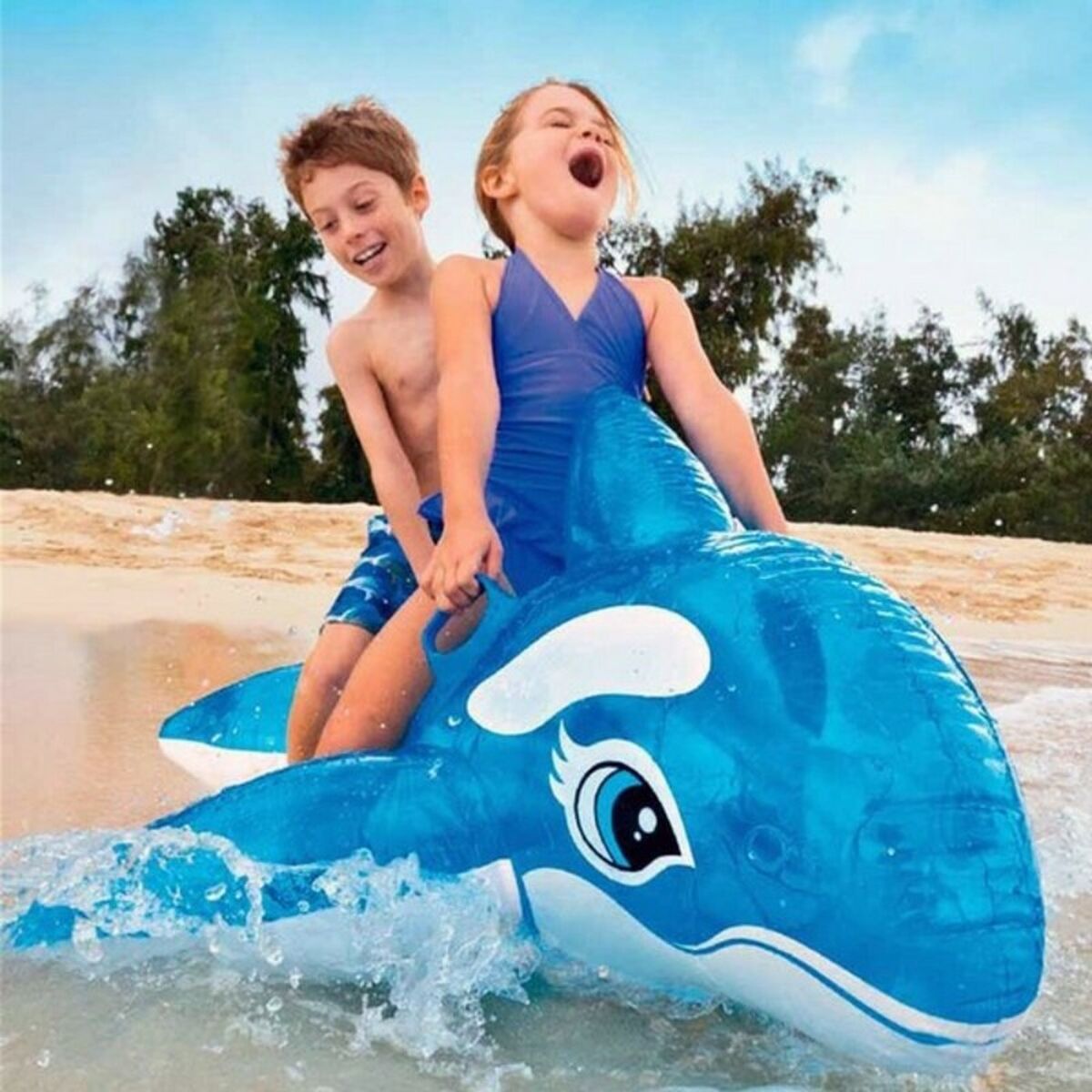 Upplåsbar bassängmadrass Intex 58523 (152 x 114 cm) - 3