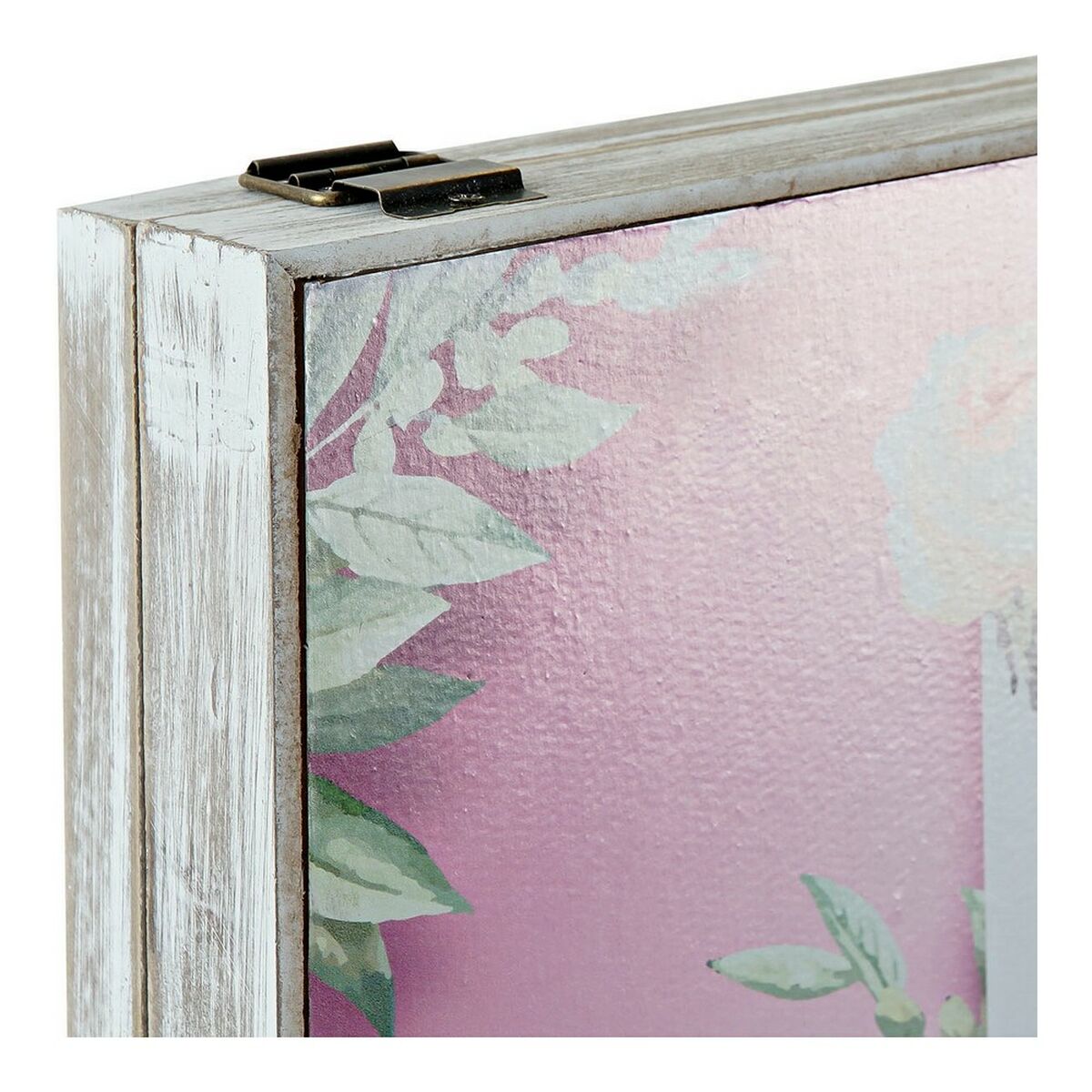 Dekorationslåda DKD Home Decor Rosa Lila Trä MDF Tropiskt Räknare (2 antal) - 8