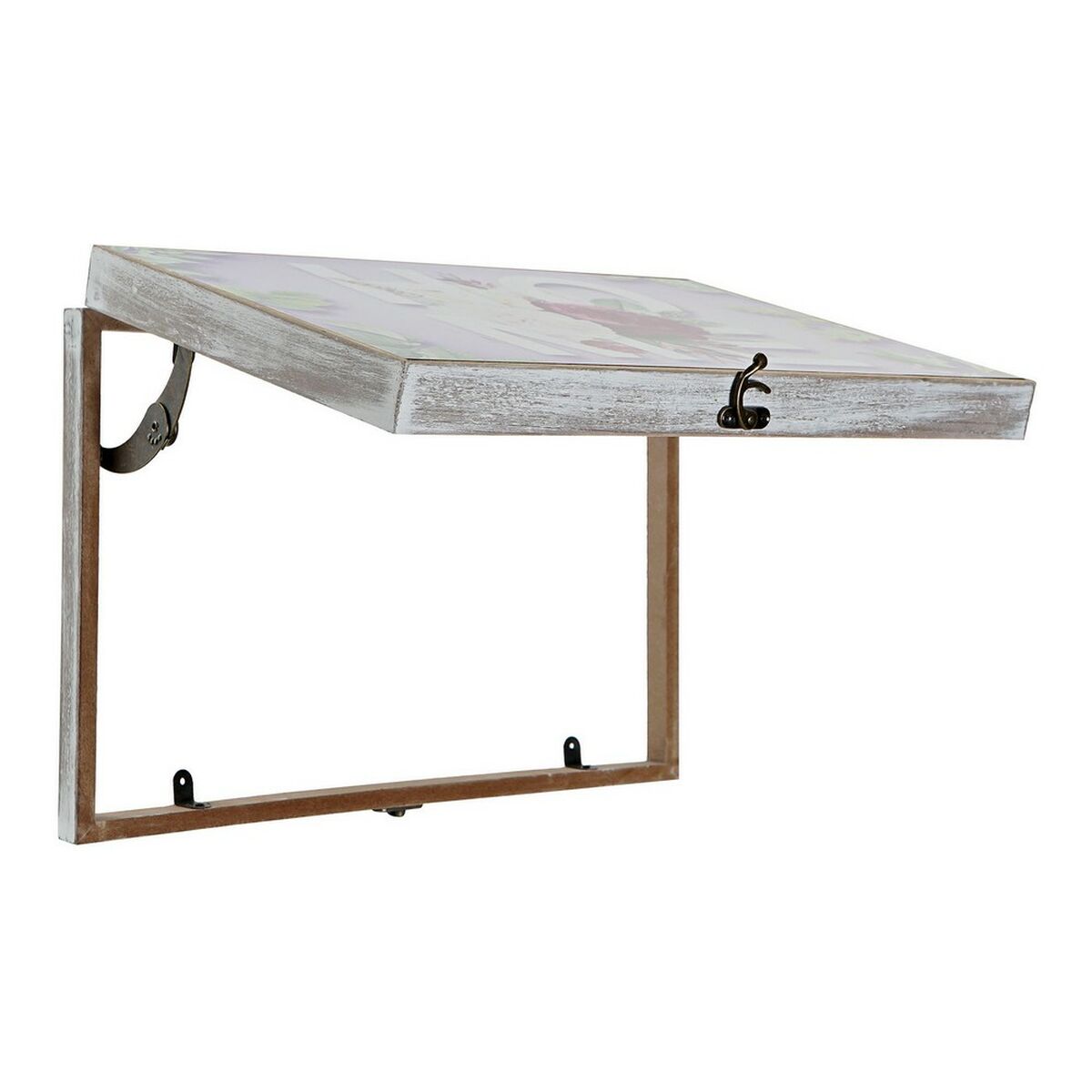 Dekorationslåda DKD Home Decor Rosa Lila Trä MDF Tropiskt Räknare (2 antal) - 5