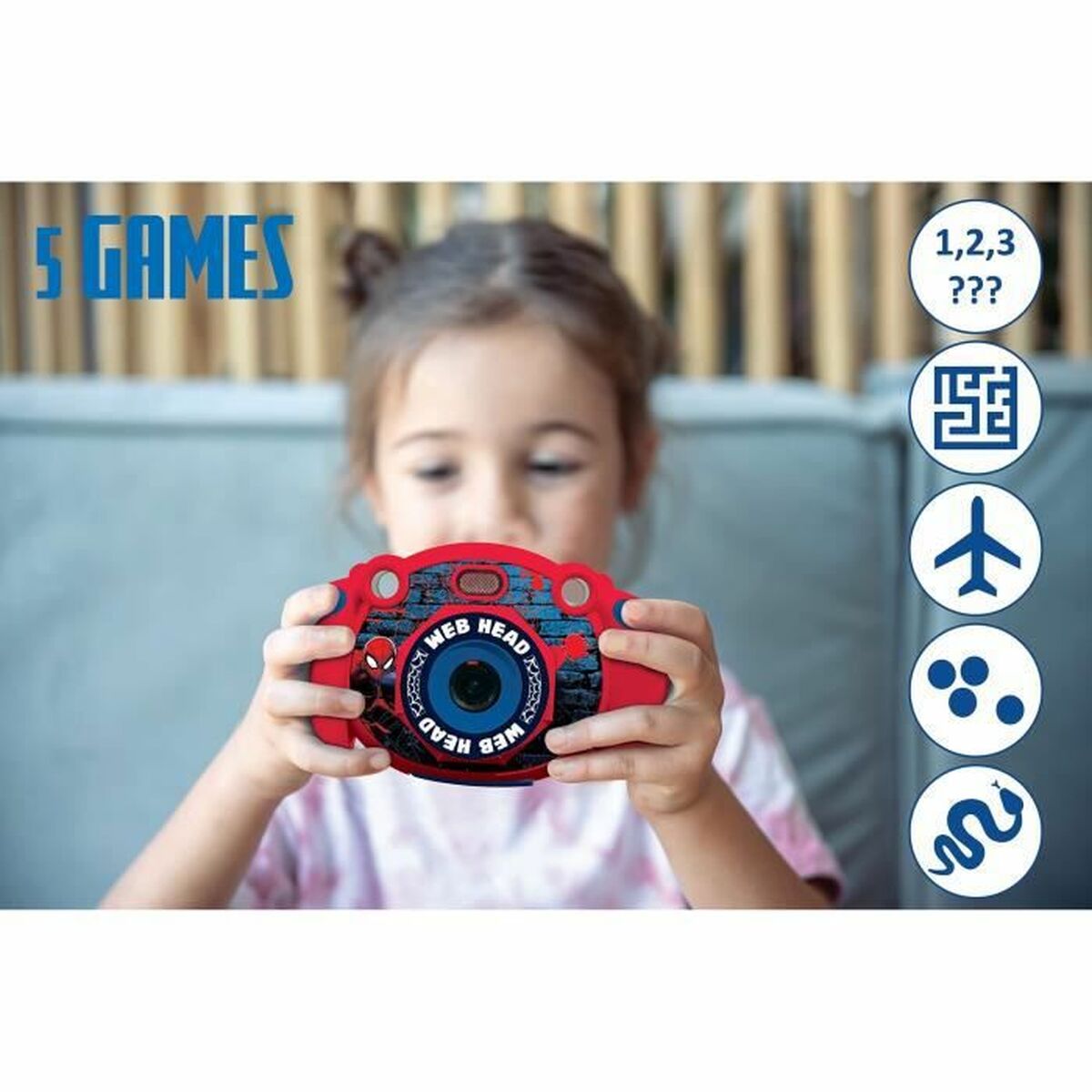 Digitalkamera för barn Lexibook Spider-Man - 2