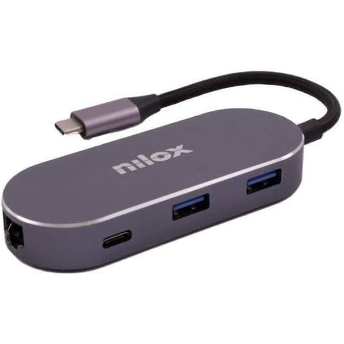 USB-HUB Nilox NXDSUSBC02 Grå - 2