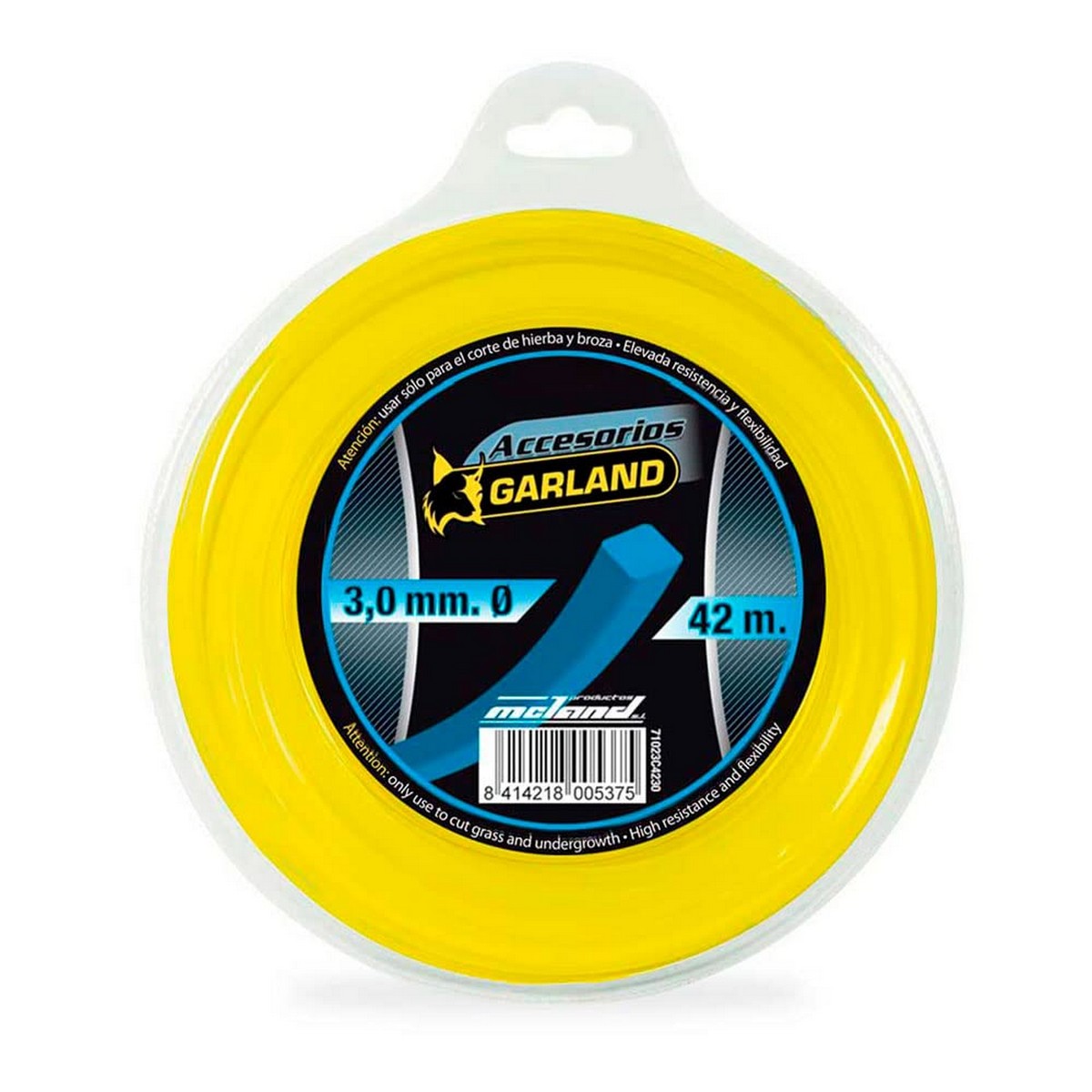 Tråd till trimmer Garland 71023c4230 Ø 3 mm Fyrkantig 42 m Nylon - 2