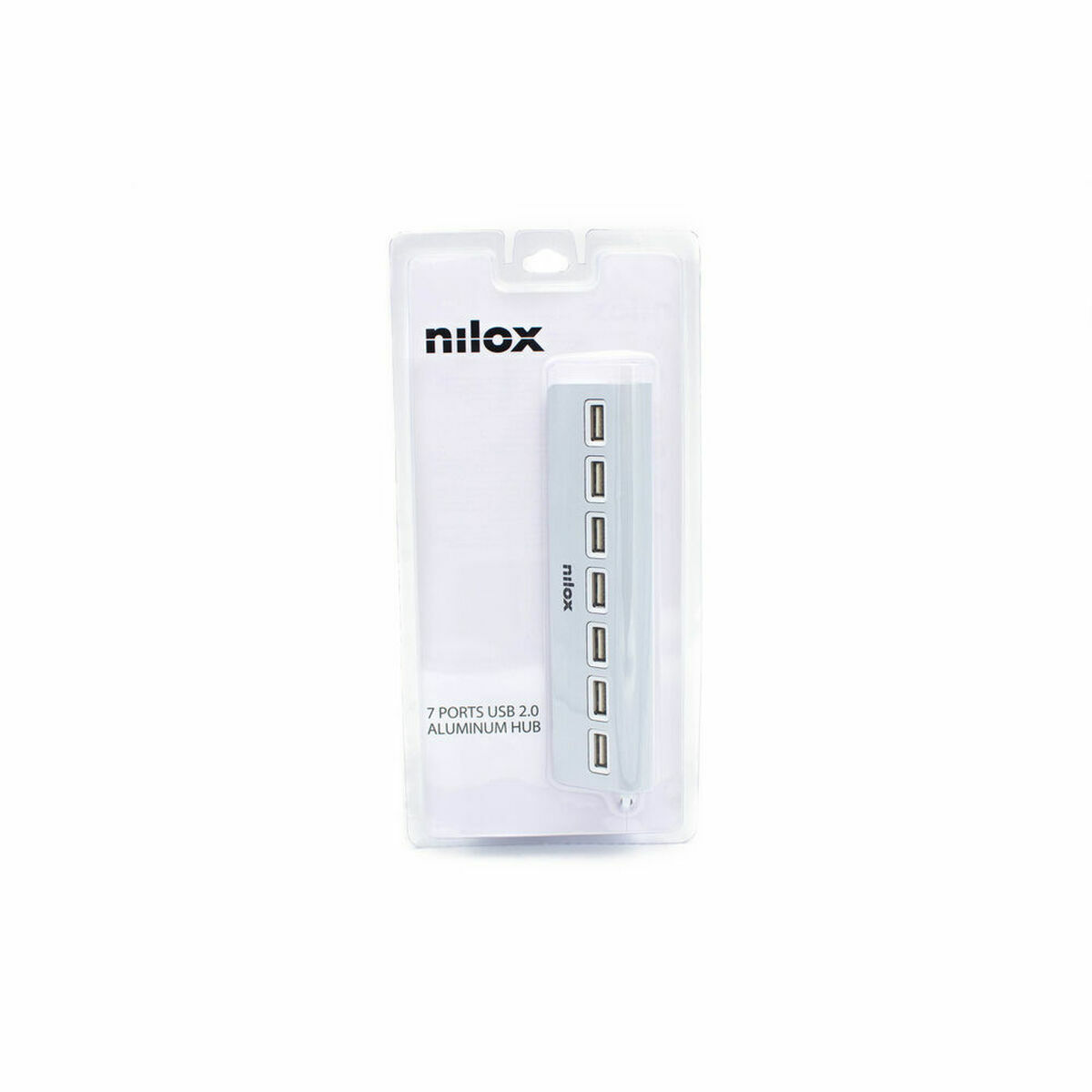 USB-HUB Nilox NXHU7ALU2 Grå - 2
