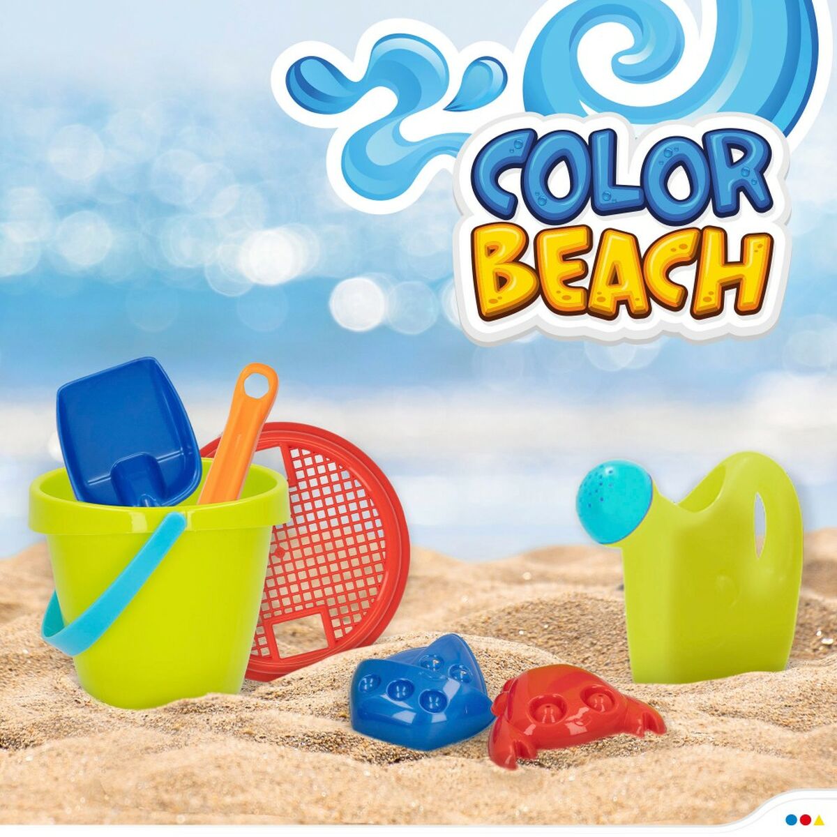 Strandleksaker set Colorbaby polypropen (18 antal) - 5