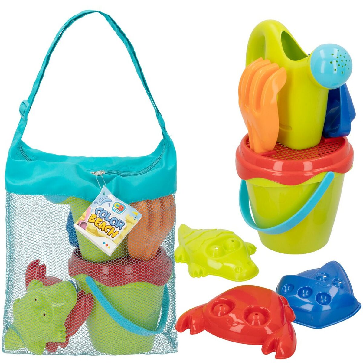 Strandleksaker set Colorbaby polypropen (18 antal) - 2