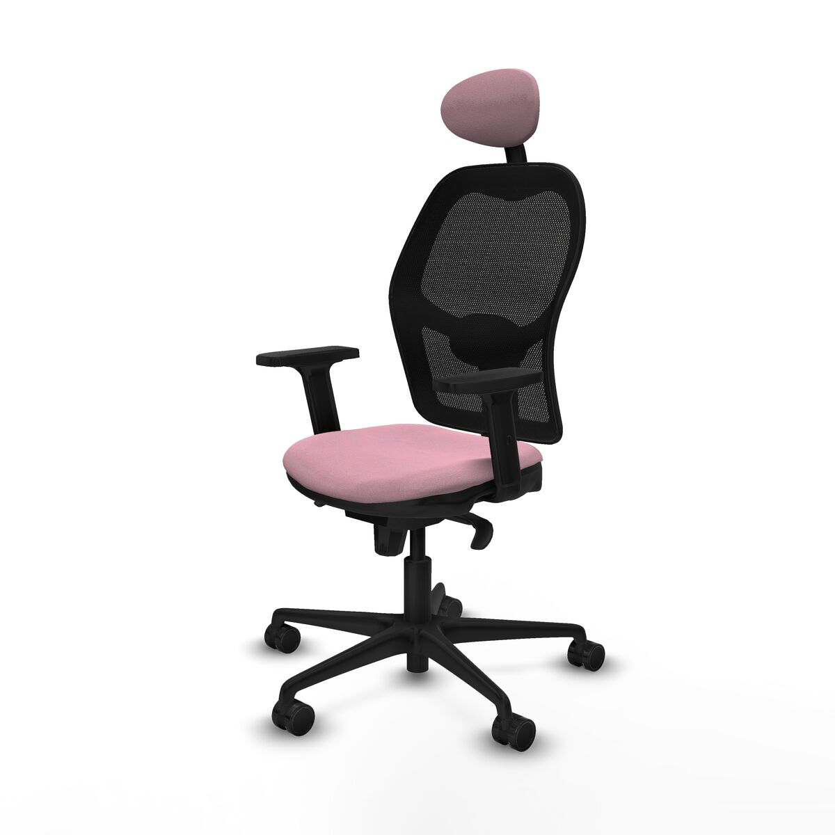 Kontorsstol med nackstöd Jorquera Piqueras y Crespo 2D036N1 Rosa - 2