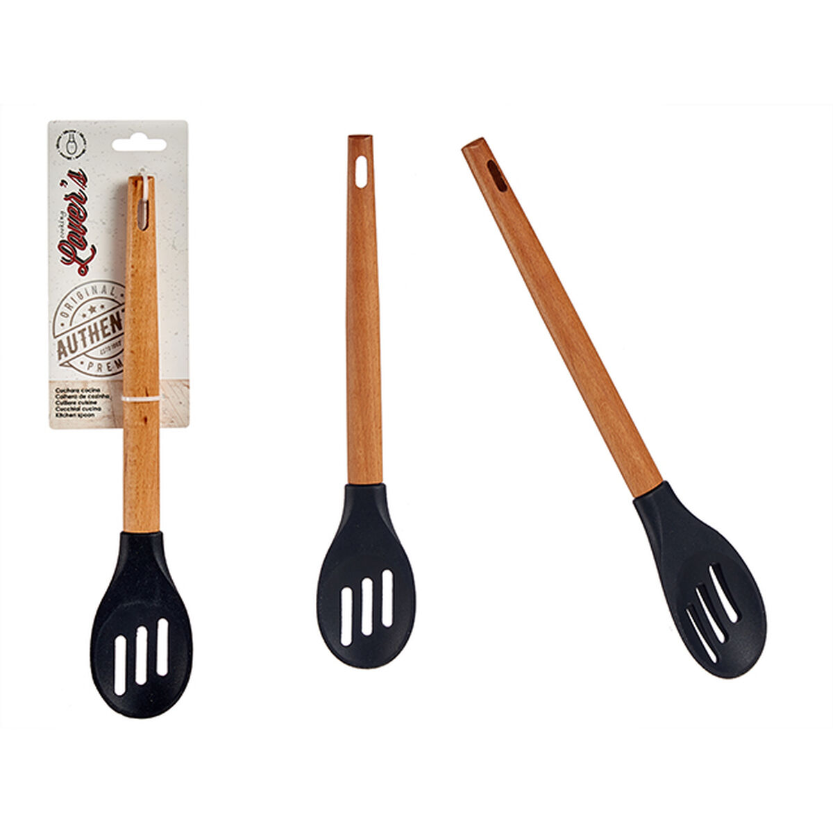 Slev Kinvara HW418869 Svart Silikon bokträ 6 x 1,8 x 30,5 cm (48 antal) - 2
