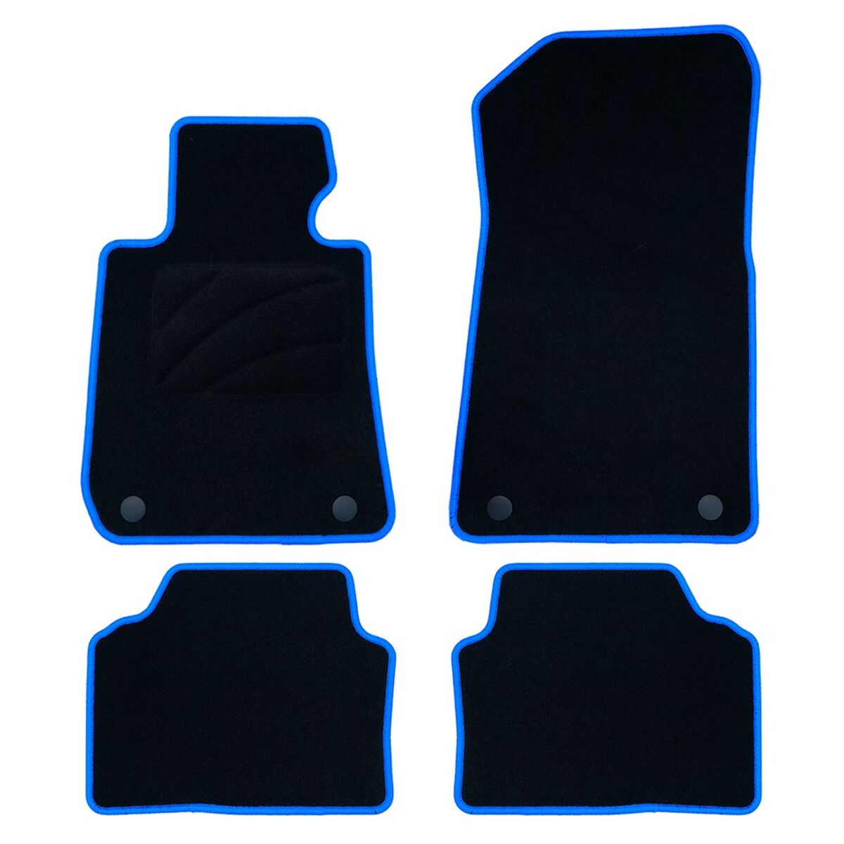 Set med bilgolvmattor OCC Motorsport OCCBW0026BL Blå 5 Delar
