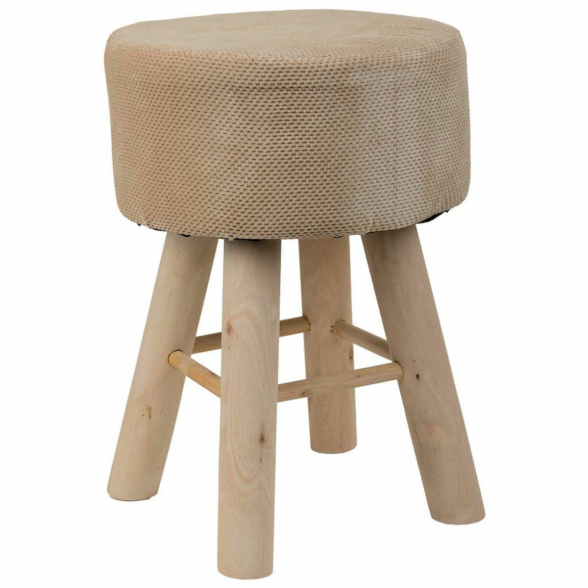 Sittpall Alexandra House Living Brun Bambu Furu Badsvamp Trä MDF 32 x 44 x 32 cm