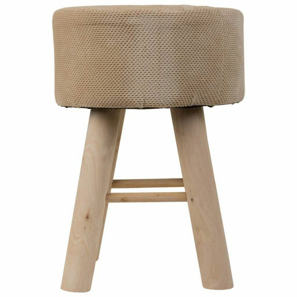 Sittpall Alexandra House Living Brun Bambu Furu Badsvamp Trä MDF 32 x 44 x 32 cm - 4
