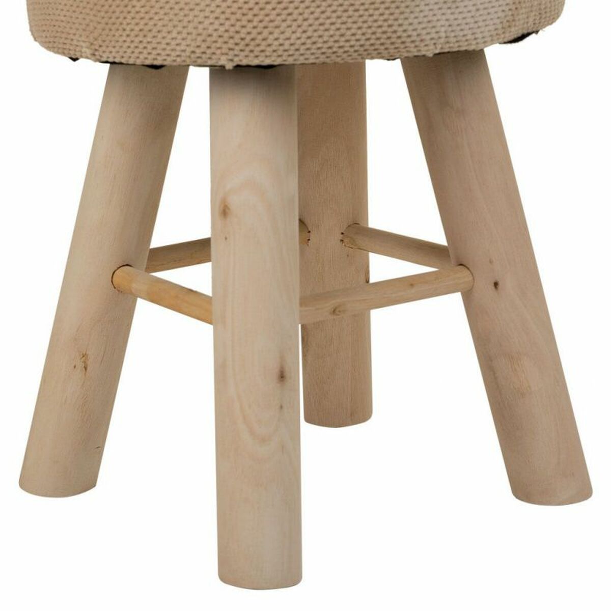 Sittpall Alexandra House Living Brun Bambu Furu Badsvamp Trä MDF 32 x 44 x 32 cm - 8