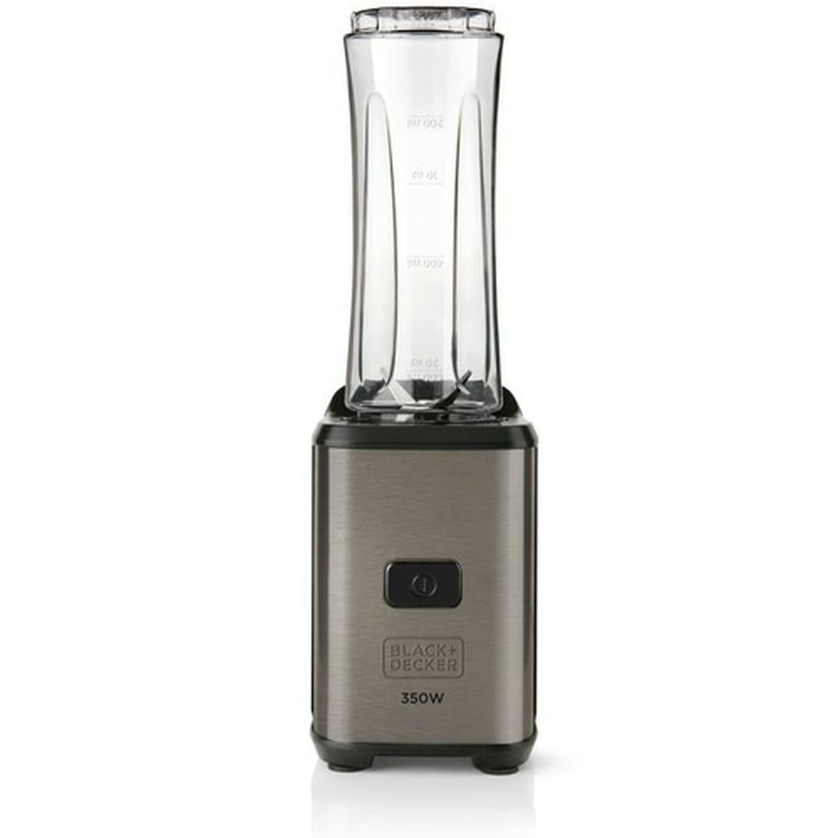 Glasmixer Black & Decker Grå Transparent 300 W 600 ml