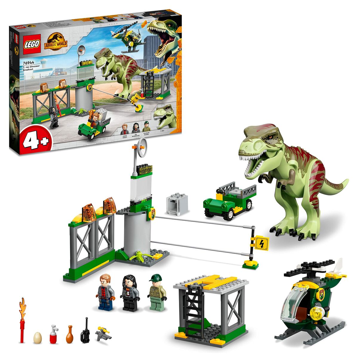 Playset Lego 76944 Jurassic World T-Rex Escape (140) (140 Delar) - 2