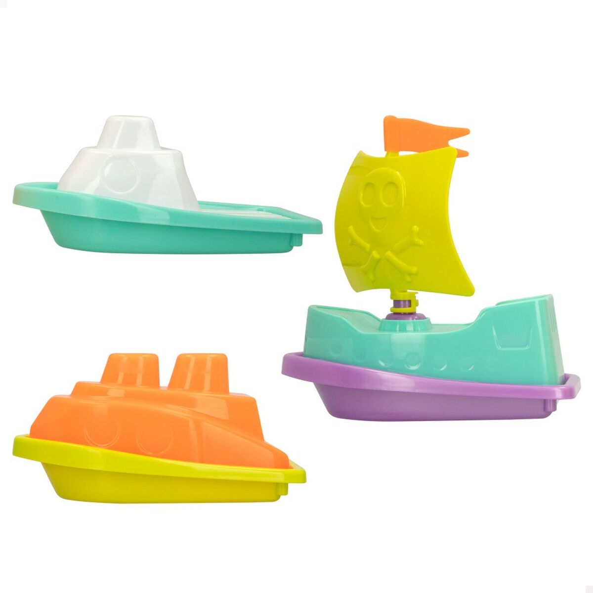 Strandleksaker set Colorbaby 3 Delar Båt polypropen (12 antal) - 7