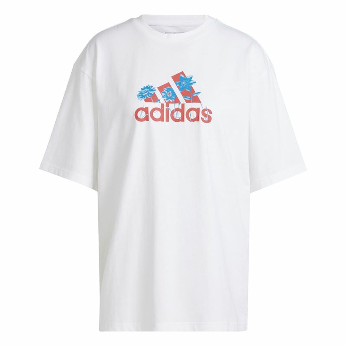 T-shirt med kortärm Dam Adidas Flower Badge of Sports Gt