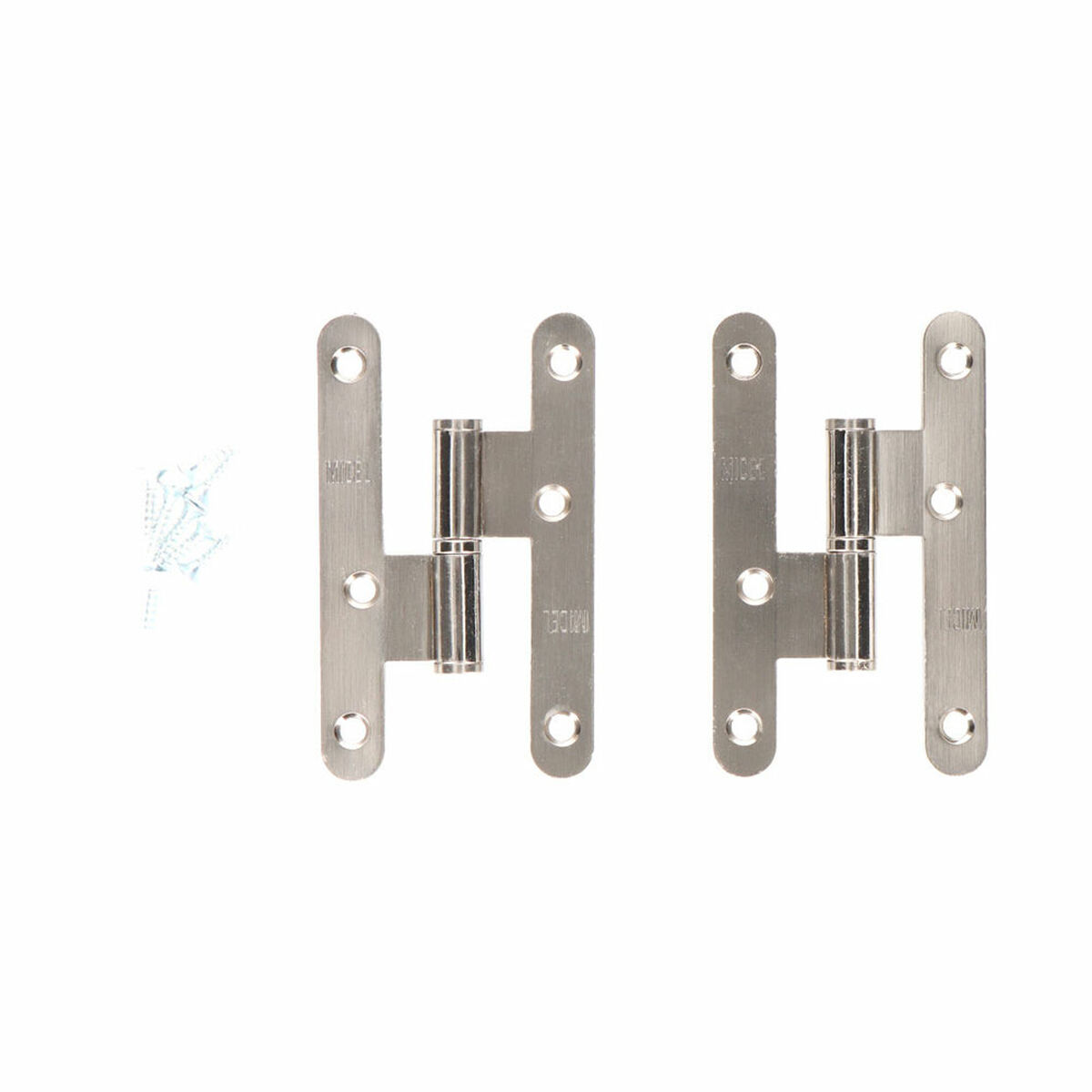 Gångjärn EDM 85483 PN07 Rostfritt stål 100 x 58 mm Vänster - 3