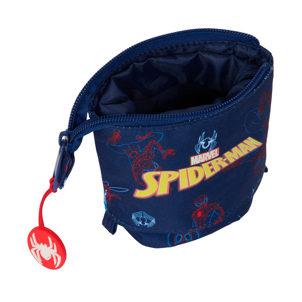 Necessär Mugg Spider-Man Neon Marinblå 8 x 19 x 6 cm - 5