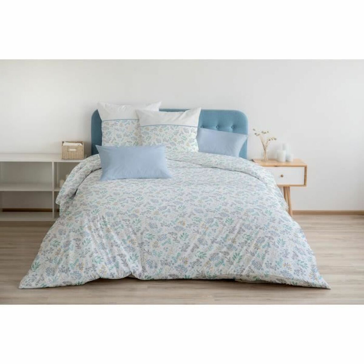 Täckslagsset HOME LINGE PASSION Blå 240 x 260 cm 3 Delar - 4