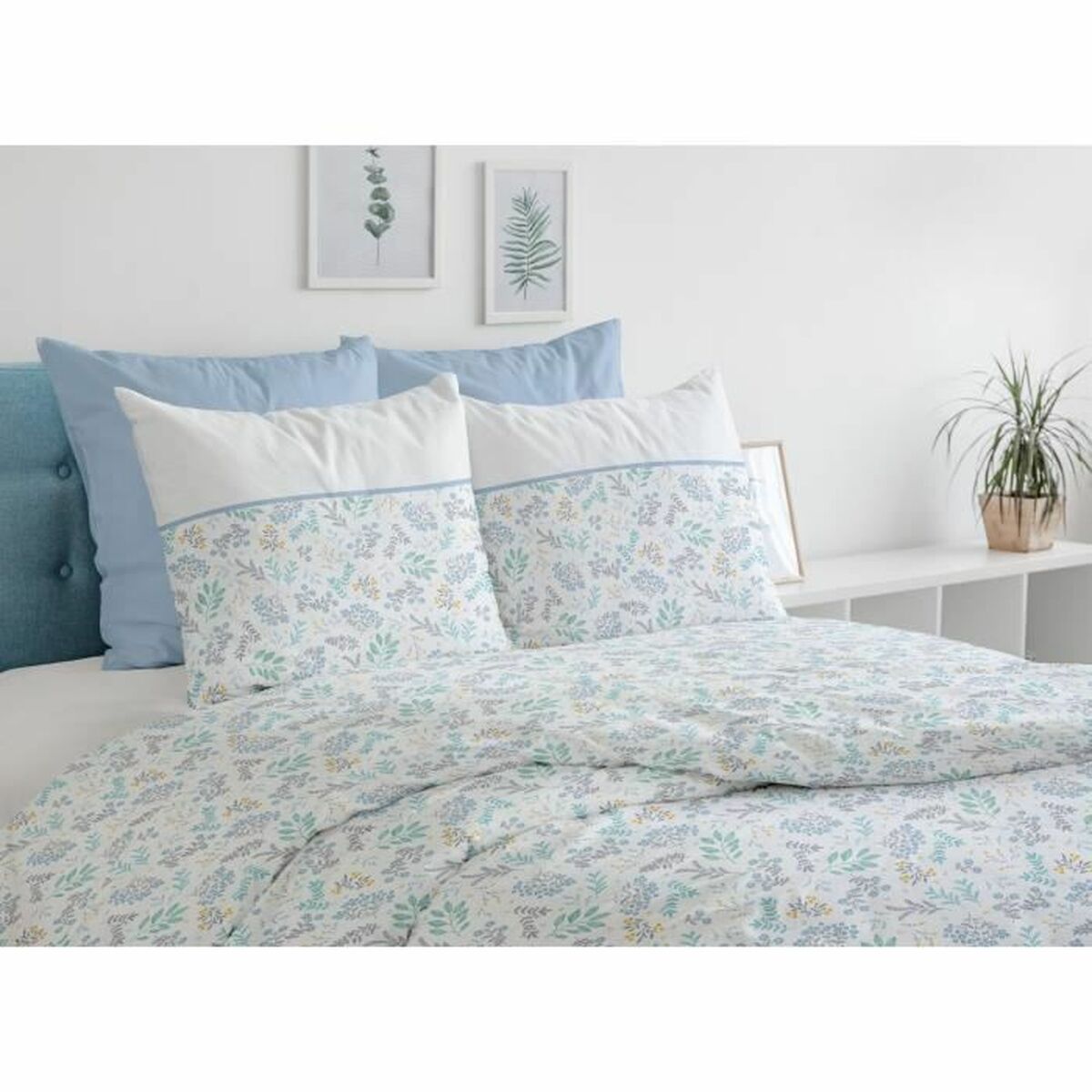Täckslagsset HOME LINGE PASSION Blå 240 x 260 cm 3 Delar - 3