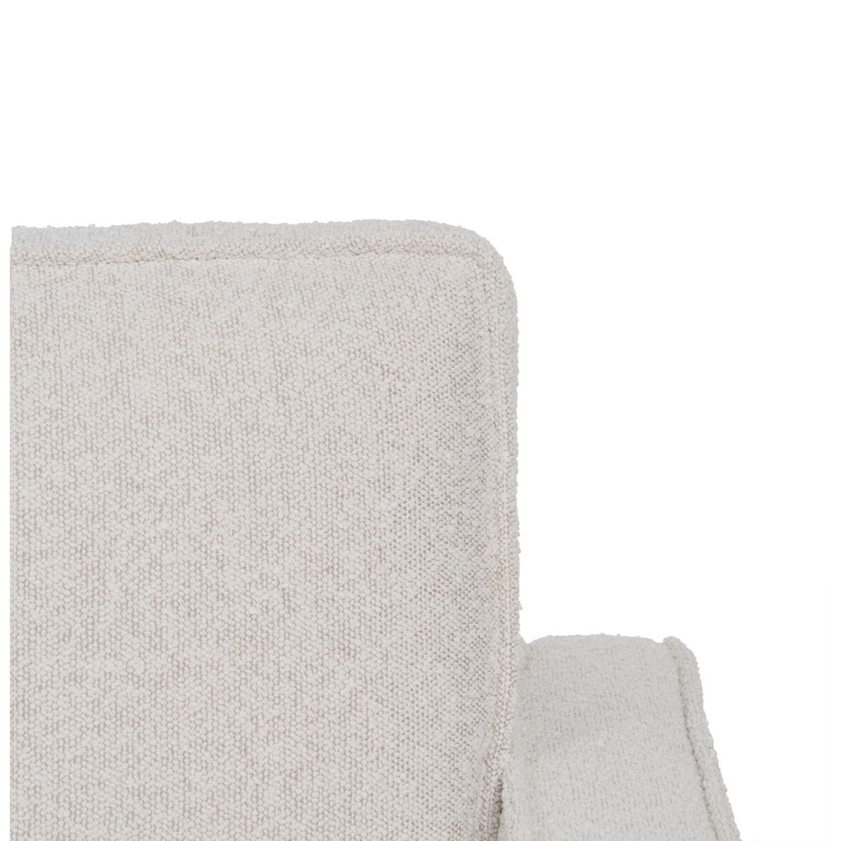 Soffa 163 x 87 x 90 cm Syntetmaterial Beige Metall - 3