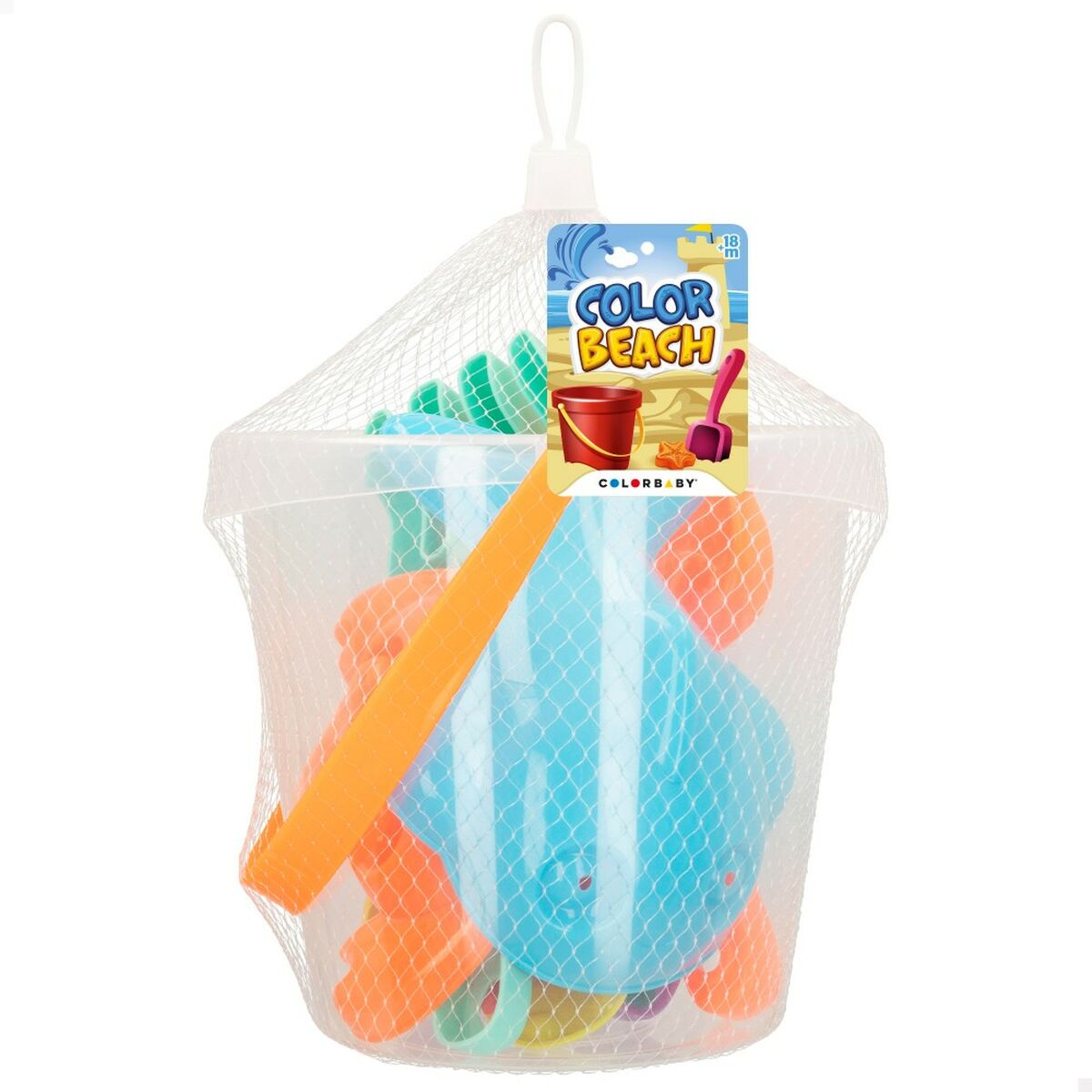 Strandleksaker set Colorbaby Ø 18 cm (24 antal) - 3