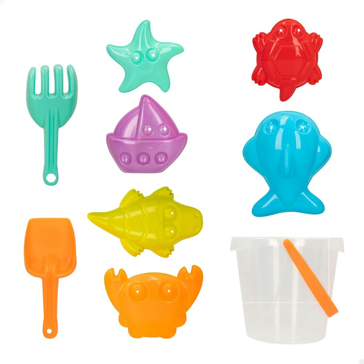 Strandleksaker set Colorbaby Ø 18 cm (24 antal) - 4