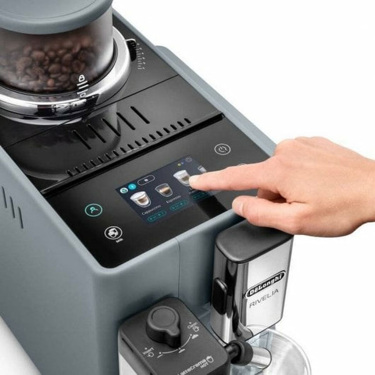 Superautomatisk kaffebryggare DeLonghi Rivelia EXAM440.55.G Grå 1450 W - 5