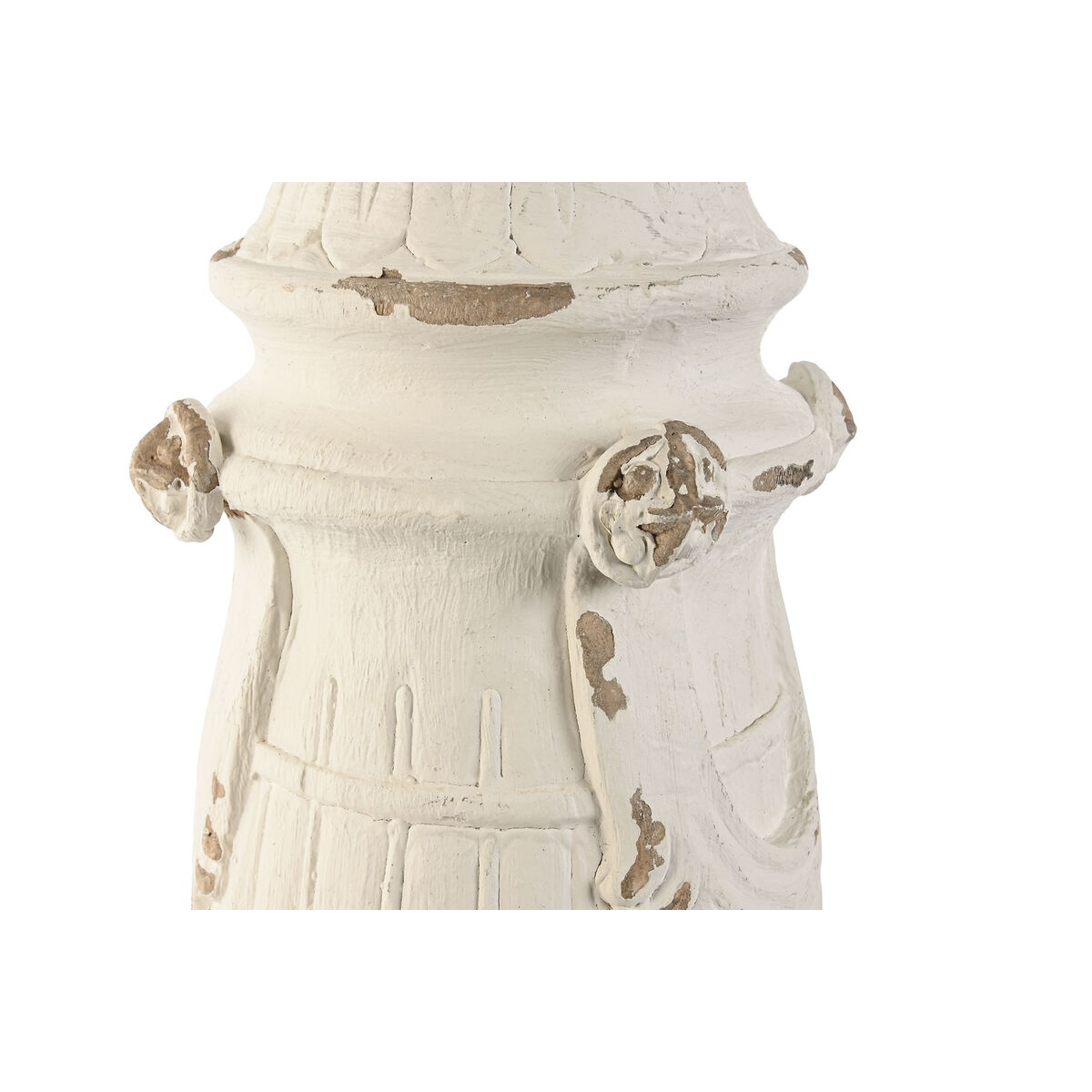 Prydnadsfigur Home ESPRIT Vit Avskalad 24 x 24 x 60 cm - 2
