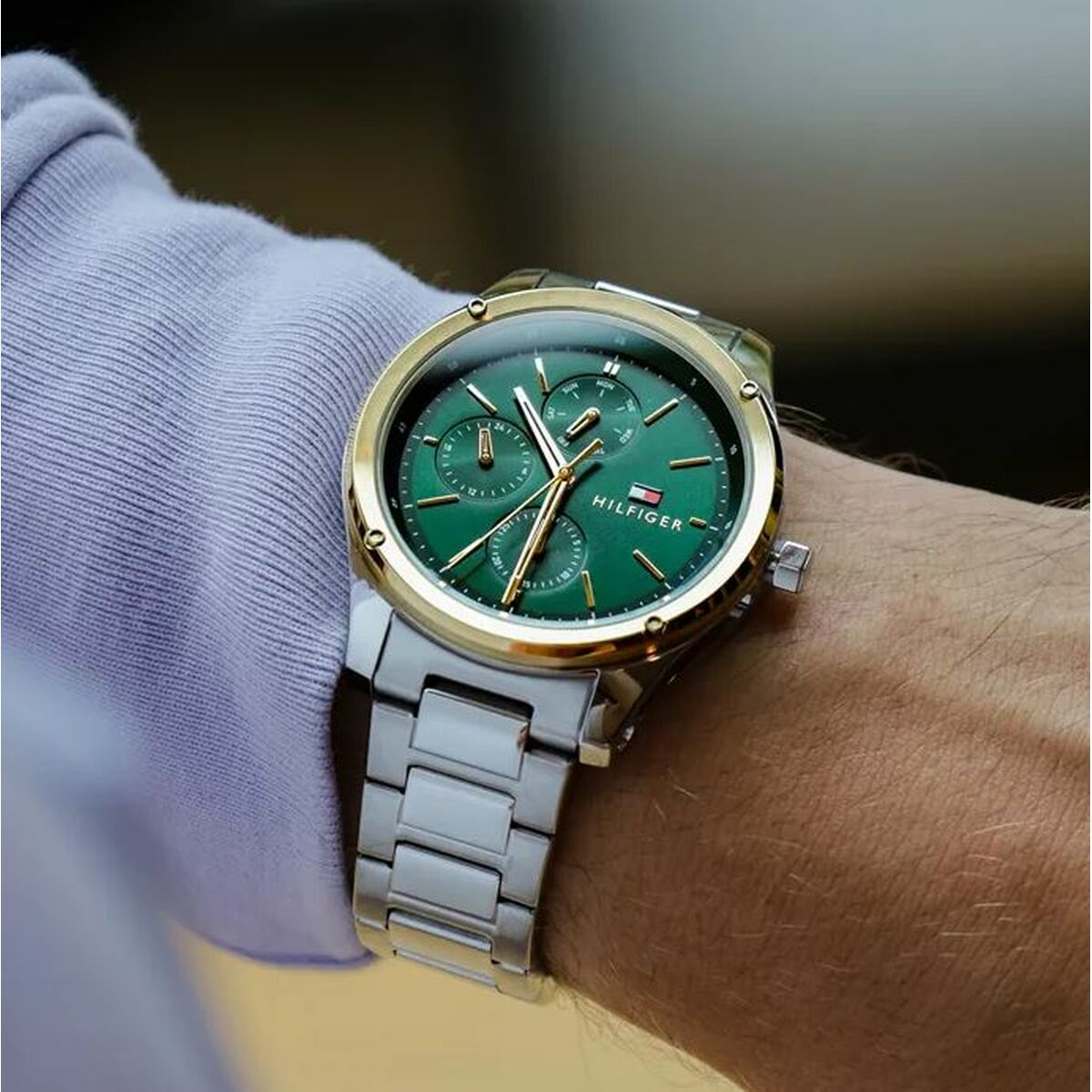 Herrklocka Tommy Hilfiger 1710537 Silvrig (Ø 43 mm) - 2