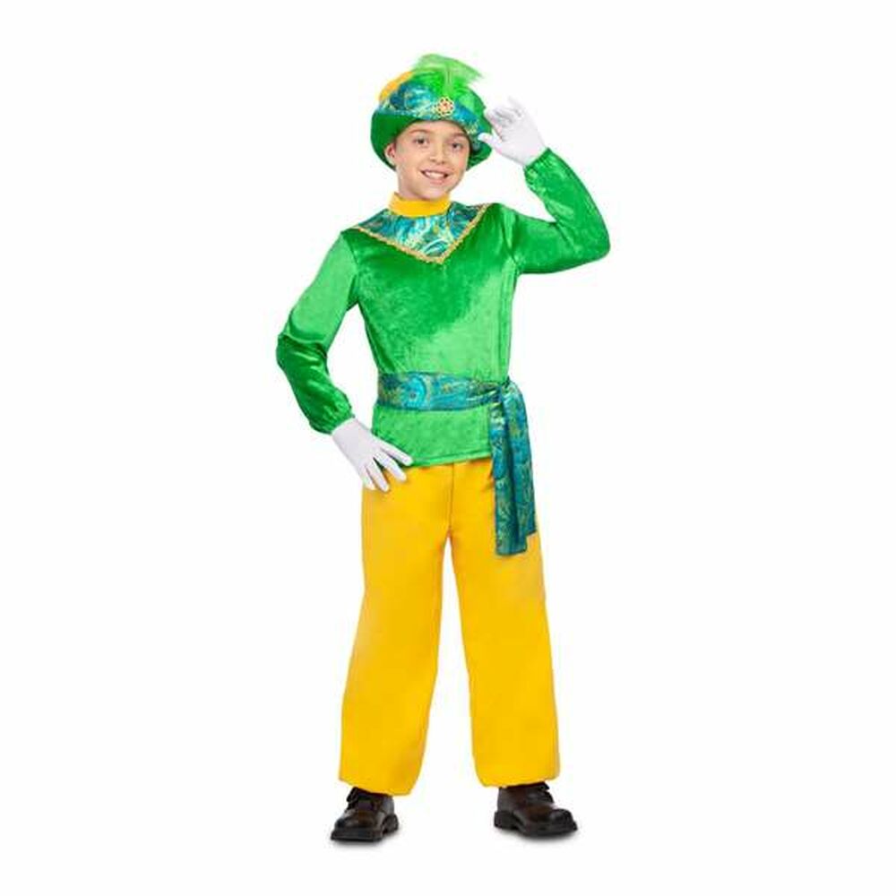 Maskeraddräkt för barn My Other Me Grön Hatt Jacka Byxor - 4