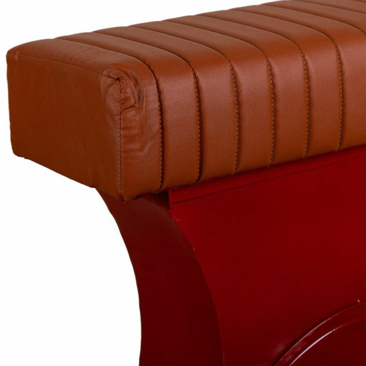 Sittpall Alexandra House Living Röd PVC Läder Järn 50 x 75 x 95 cm Motorcykel - 8