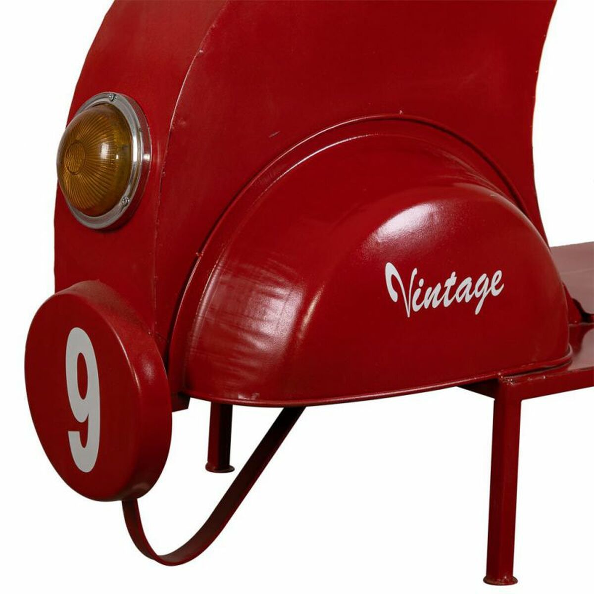 Sittpall Alexandra House Living Röd PVC Läder Järn 50 x 75 x 95 cm Motorcykel - 7