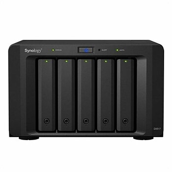 Nätlagringsenhet NAS Synology 2,5"-3,5" SATA 60 TB Svart