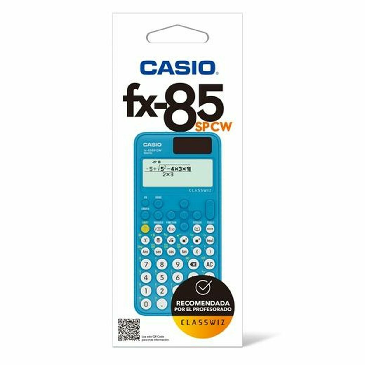 Kalkylator Casio Blå Plast - 2