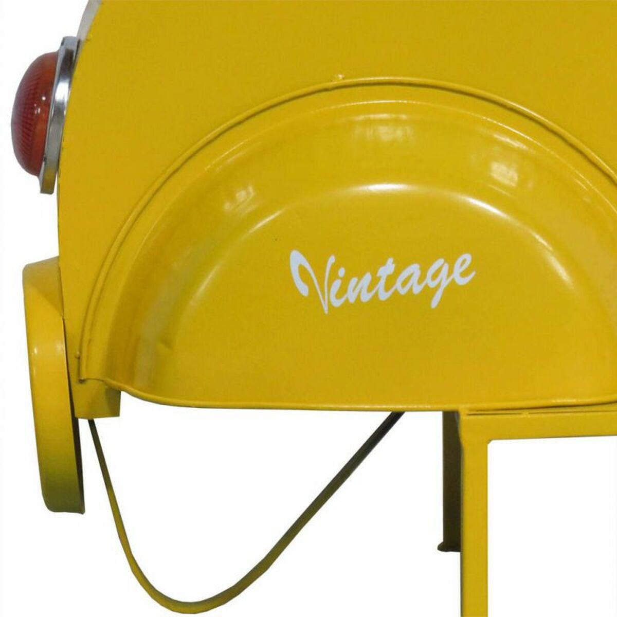 Sittpall Alexandra House Living Gul PVC Läder Järn 50 x 75 x 95 cm Motorcykel - 5