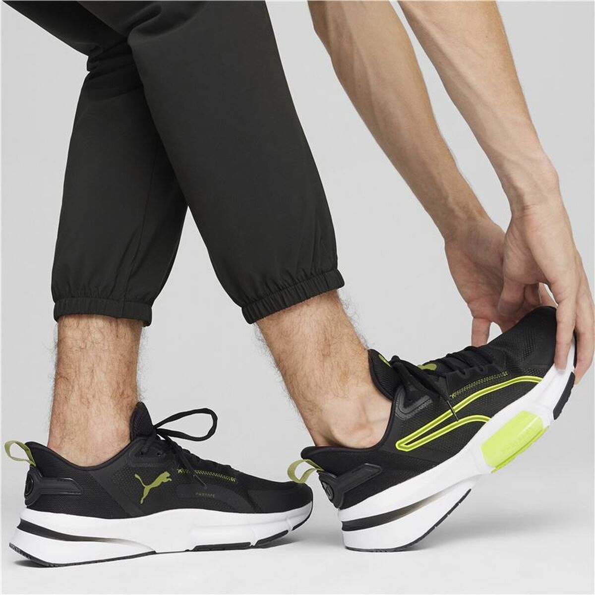Nederdel träningsoverall för vuxna Puma Flex Woven Cargo Svart Män - 4