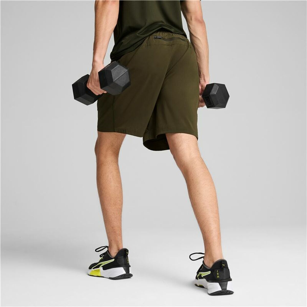 Träningsshorts Puma Flex 7" Woven Oliv - 5