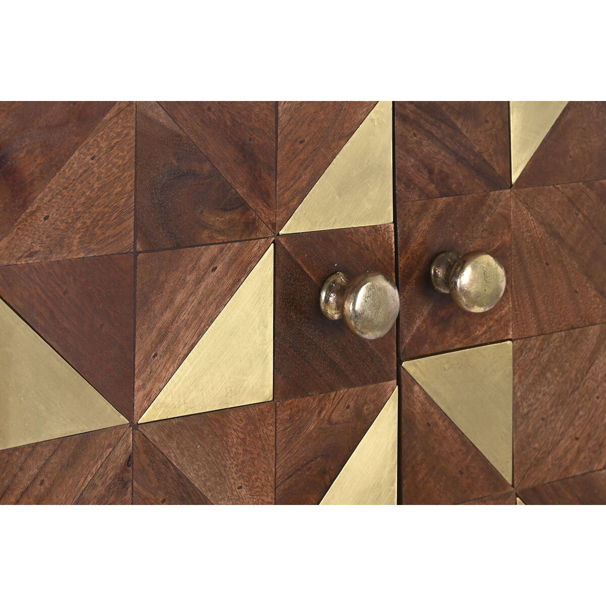Skänk DKD Home Decor Vit Svart Gyllene Mörkbrun 84 x 43 x 152 cm - 15