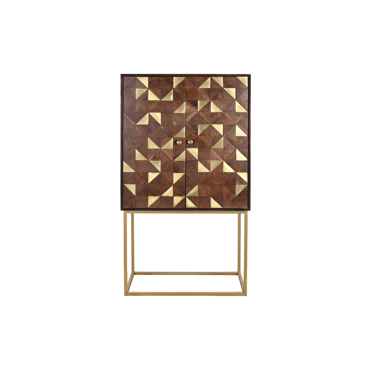 Skänk DKD Home Decor Vit Svart Gyllene Mörkbrun 84 x 43 x 152 cm - 18