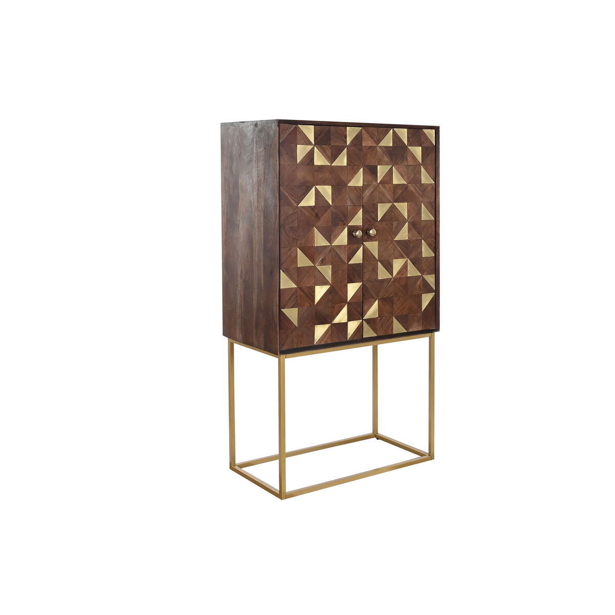 Skänk DKD Home Decor Vit Svart Gyllene Mörkbrun 84 x 43 x 152 cm - 13